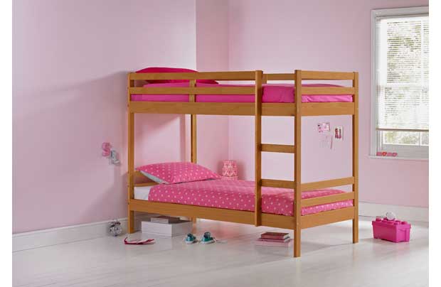 Unbranded Francis Shorty Bunk Bed Frame - Natural Pine