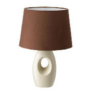 Fresco Table Lamp- Brown