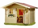 Unbranded Frinton log cabin: Extra Std Door for 45mm - Natural Timber