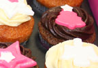 These delicious cupcakes are lovingly made and presented beautifully with handmade sugar decorations