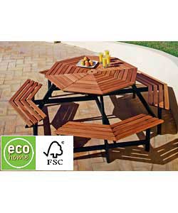 FSC Octagonal Picnic Table