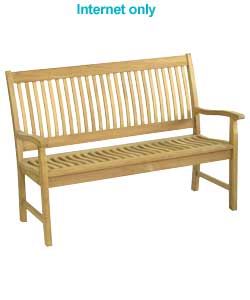 Unbranded FSC Teak 2 Seater Bench