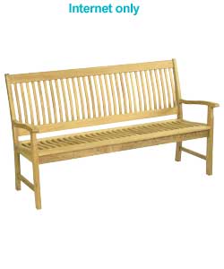 Unbranded FSC Teak 3 Seater Mayfair Bench