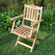 Unbranded FSC White Oak Folding Armchair