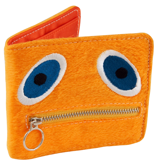 Unbranded Furry Rainbow Zippy Face Wallet