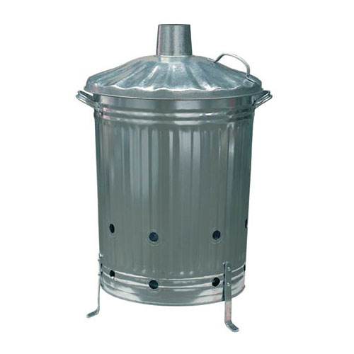 Unbranded Galvanised Steel Incinerator