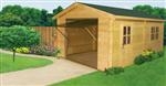 Unbranded Garage: 4 x 5.80m - Natural pine