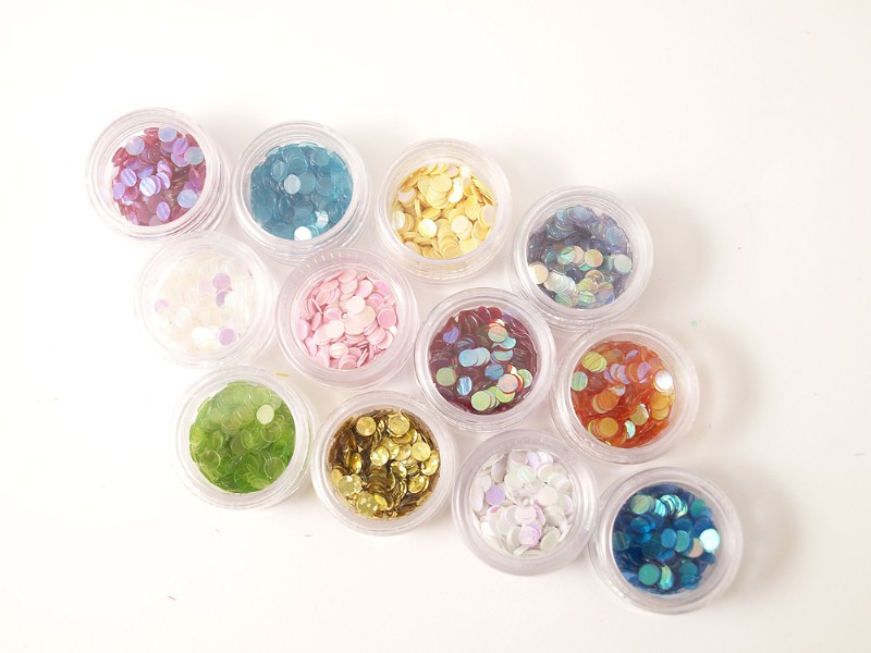 Unbranded glitter flakes 12 pcs