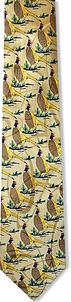 Unbranded Golden Pheasants Tie