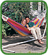 Green Double Brazilian Hammock Frame