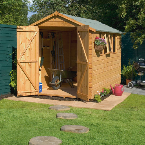 Unbranded Groundsman Apex Garden Shed 10x6 (Optional