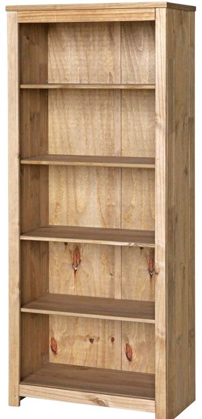 Unbranded Hacienda Pine Open Bookcase