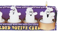 Halloween Candles Mini Ghost (Pk5)