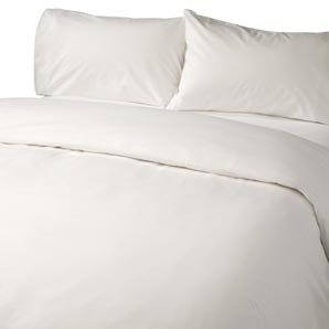 Jonelle duvet covers in oyster made from 100% fine