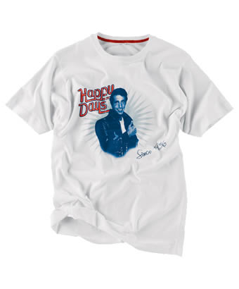 Happy days lads, happy days! Classic retro tee shirt. 100 Cotton