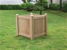 Unbranded Hardwood Lombok Square Planter: 45 x 45 x 47cm