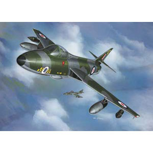 Unbranded Hawker Hunter FGR.9 plastic kit 1:144