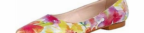 Pretty floral print slip-ons in a high quality patent leather. Heine Shoe Features: Upper: Leather Lining/Sock: Leather Sole: Other materials Please make sure that you try your footwear on before returning, as the box or label may state a US/Euro siz
