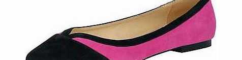 Soft suede ballerinas in a lovely colour contrast design. Heine Shoe Features: Upper: Suede Lining/Sock: Leather Sole: Other materials Please make sure that you try your footwear on before returning, as the box or label may state a US/Euro size which