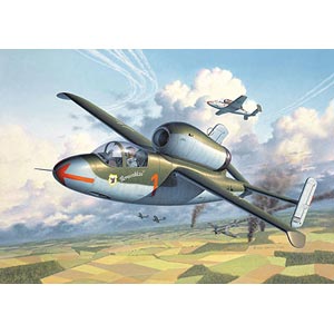 Unbranded Heinkel He-162 A-2 Salamander plastic kit 1:32