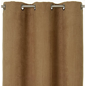 Hidey Eyelet Curtains- Nutmeg- W127 x Drop 136cm