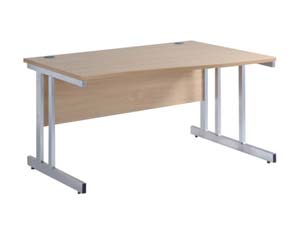 Unbranded Holz wave desks