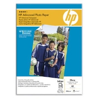 Q8698A HP ADVANCED GLOSSY PHOTO PAPER 250 G/M2-A4/ 210 X 297 MM 50 SHEETS Q8698A