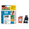 The HP 348 photo inkjet print cartridge produces impressive, true-to-life colour for photo