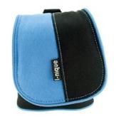 i-Nique Medium Dude Bag Digital Camera Case For Sony Cyber-Shot DSC-S730 (Blue)