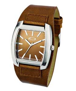 Unbranded Identity London Gents Brown Cuff Watch