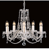 Unbranded IMCB125294 5 - 5 Light Chrome Chandelier