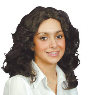 Jacqueline Wig, dark brown