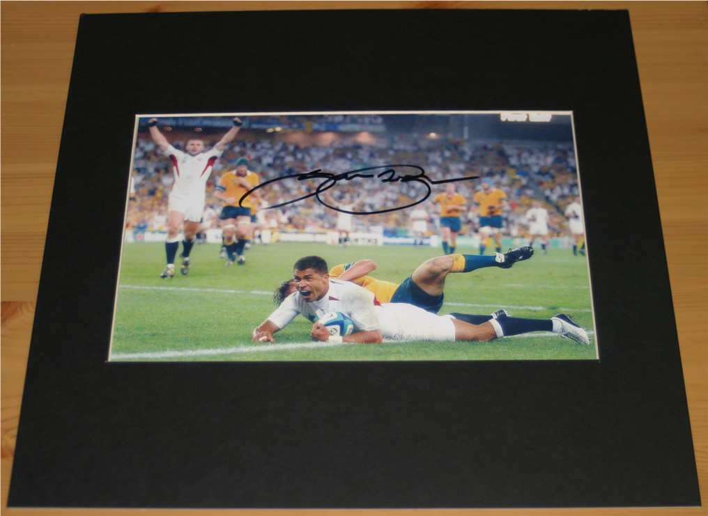 JASON ROBINSON SIGNED and MOUNTED PHOTO - 12 X 12