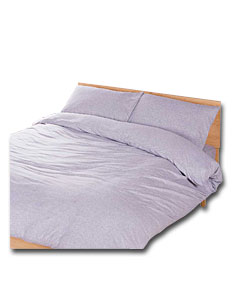 Jersey King Size Duvet Set - Grey.