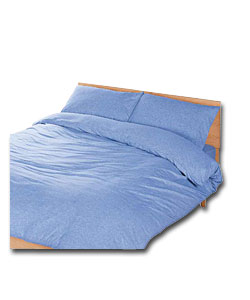 Jersey King Size Duvet Set - Blue