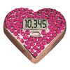 Unbranded Jewelled Diamonte Pink Pedometer