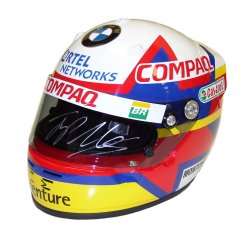 signed f1 helmet