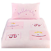 Unbranded Kids Ballet Embroidered Duvet Set