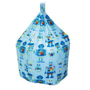 Unbranded Kids Robots Printed Beanbag