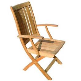 Designed especially to compliment the recliner these folding chairs have the same contoured seat