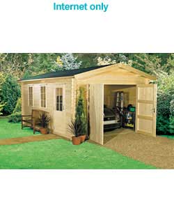 Unbranded Koppelo Log Cabin Garage