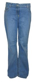 Ladies Bleach Wash Western Jean