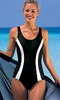 Ladies Panel Swimsuit