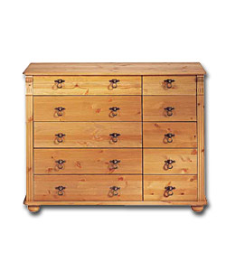 10 Drawer Chest Pine