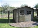 Unbranded Lars Log Cabin: 3m x 2.6m - Profiled foundation beams