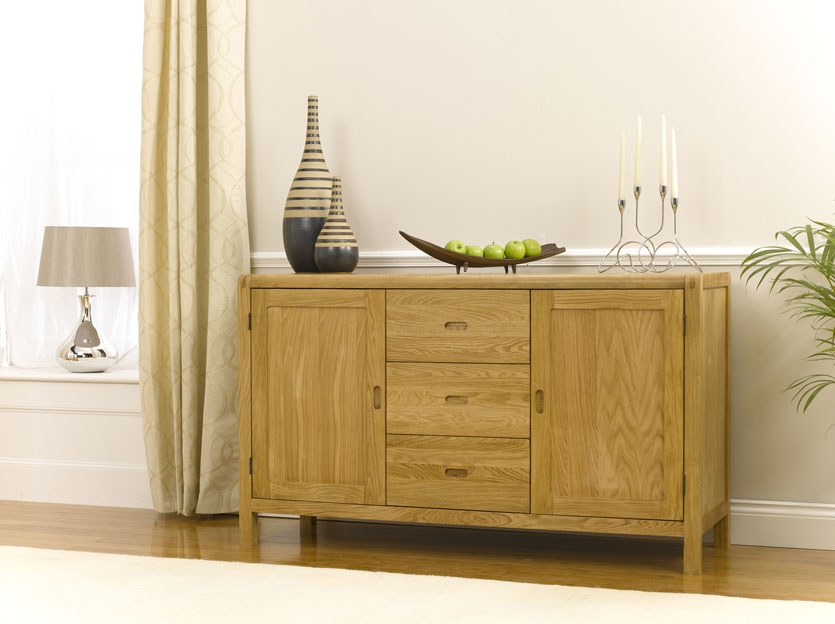 Unbranded Lauretto Oak Sideboard