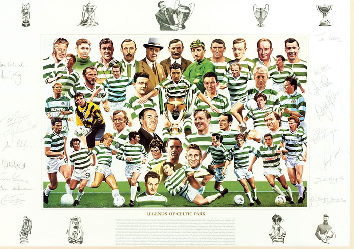 LEGENDS OF CELTIC PARK LIMITED EDITION PRINT