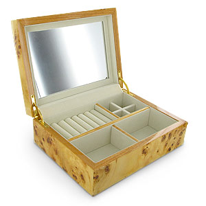 Unbranded Light Piano Finish Jewellery Box