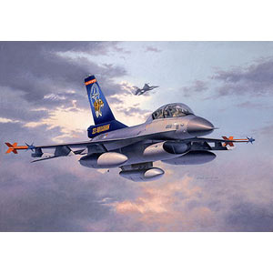 Unbranded Lockheed F16B twin seater plastic kit 1:72