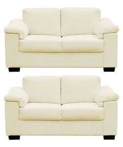 This contemporary fabric range has a modern box-shape, softened with fibre-filled arm cushions. Seat